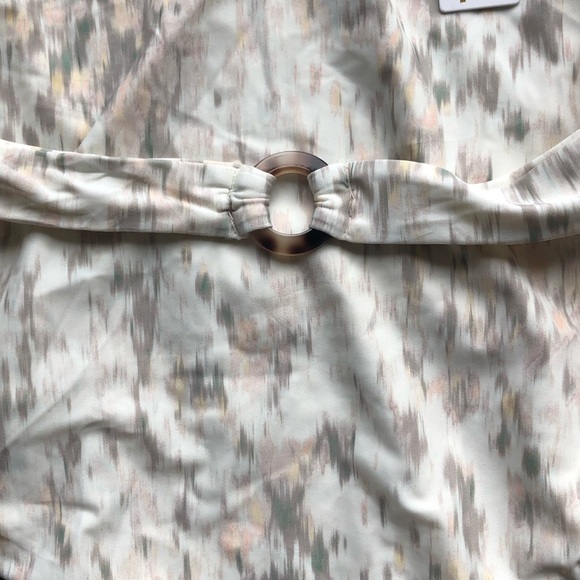 Amuse Society Patola One Piece Swimsuit Revolve White Multicolored Medium - Picture 6 of 9